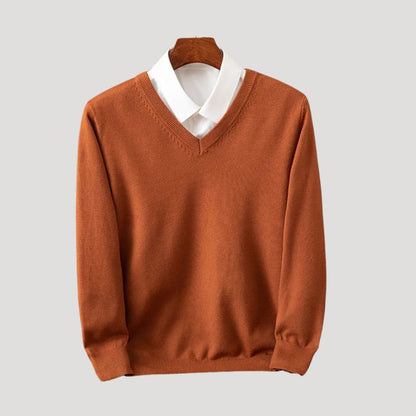 The Bexley™ | Pure Cashmere V-Neck Jumper