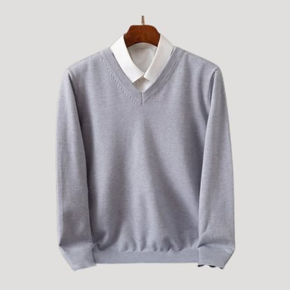 The Bexley™ | Pure Cashmere V-Neck Jumper