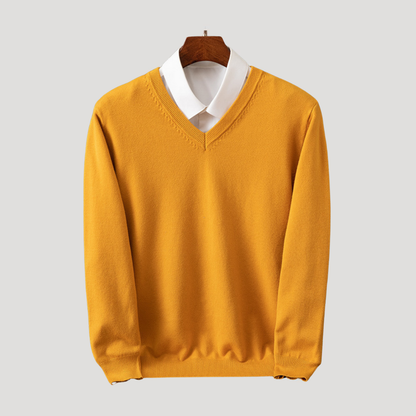 The Bexley™ | Pure Cashmere V-Neck Jumper