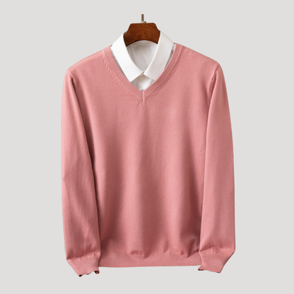 The Bexley™ | Pure Cashmere V-Neck Jumper